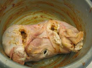 Fyllt svinekjøtt: En oppskrift med bokhvete og sopp